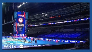 Opening ceremonies for US Olympic Swim Trials begin [upl. by Eglanteen]