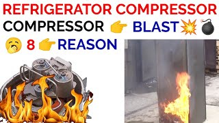 refrigerator compressor blast reason  Compressor Blast How and why [upl. by Enened783]