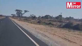 Government has completed the dualisation of a 30km stretch of road along MasvingoHarare Highway [upl. by Muffin]