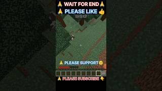 Impossible 🔥shortfeed minecraft mlg [upl. by Akiemat]