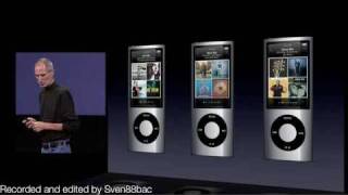 Apple Sept 2009 Music Event Keynote  iPod Nano 5G introduction [upl. by Vtehsta780]