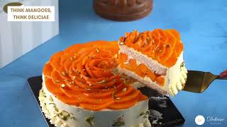 Fresh Alphonso Mango Cakes by Deliciae [upl. by Andrus]