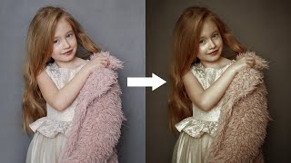 Best Way Fine Art Portrait Editing Photoshop Tutorial [upl. by Alenairam698]