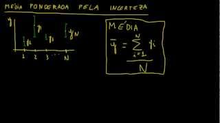 Média ponderada pela incerteza [upl. by Herzberg]