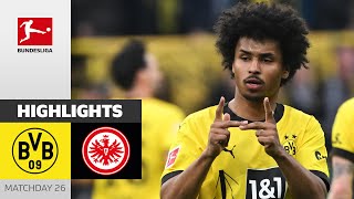 Adeyemi amp Co Turn Game Around  Dortmund  Frankfurt 31  Highlights  MD 26 – Bundesliga 2324 [upl. by Marcel]