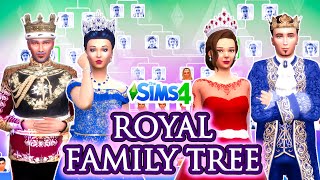 MASSIVE ROYAL FAMILY TREE  The Sims 4 The Royal Family  S2 Part 22 [upl. by Dett]