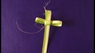 Tutorial Palm Sunday Cross [upl. by Anavrin854]