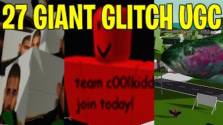 NEW 27 GIANT UGC GLITCHBUG ITEMS IN BROOKHAVEN IDCODES ROBLOX [upl. by Aenil]