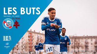 U19 Nationaux  les deux buts de la victoire face à Metz [upl. by Ynetruoc]