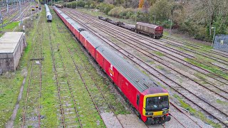 Royal Mail Trains For Scrap  325s Units In Storage at Newport ADJ PLUS AERIAL FOOTAGE [upl. by Abey]