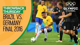 Brazil vs Germany  FULL Match  Mens Football Final Rio 2016  Throwback Thursday [upl. by Eisso]