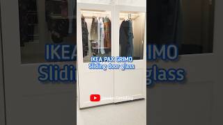 IKEA PAX Grimo sliding door with glass [upl. by Ferneau741]