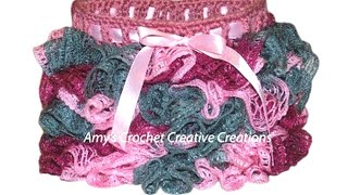 How to Crochet a Sashay Yarn Skirt StepbyStep Tutorial Part 2 [upl. by Labaw227]