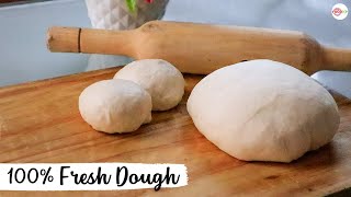 Dominos Pizza Dough Recipe  100 Authentic  TheFoodXP [upl. by Zeuqirdor]