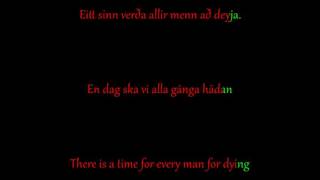 Vilhjálmur Vilhjálmsson  Söknuður with LYRICS in ENGlish and SWEdish [upl. by Boland]