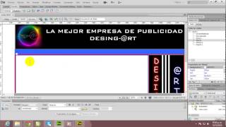 HACER TU PAGINA EN DREAMWEAVER CON ETIQUETAS DIV PAPARTE 2 [upl. by Ahsiad]