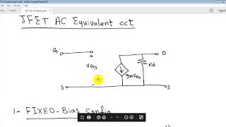 FET AC analysis part 1 [upl. by Onifled]