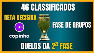 COPINHA  Os CLASSIFICADOS para a 2ª fase  Restam 18 VAGAS [upl. by Fiedler702]