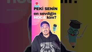 En Sevdiğin Hoca Kim yks yks2025 [upl. by Pheni]