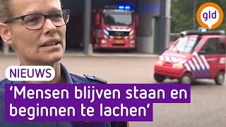 De bijzondere brandweerwagen van de brandweer in Vorden [upl. by Arak]