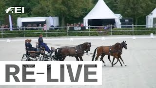 RELIVE  Dressage Competition Part 1 I FEI Driving European Championship Four in Hand [upl. by Royce983]