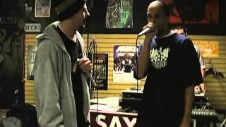 Eyedea Freestyle with Felipe Cuauhtli [upl. by Ellinnet906]