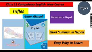 Trifles by Susan Glaspell Essay NEB Class11 English Learn English With Namita [upl. by Dyson]