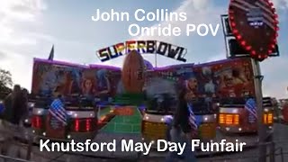 John Collins Super Bowl Onride POV At Knutsford May Day Fair 2024 [upl. by Arymat35]