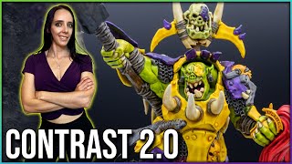 Best Contrast Paint Yet  Warhammer 40kSigmar Orruk Megaboss Guide [upl. by Standing]