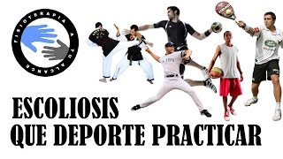 Escoliosis que deportes practicar [upl. by Ahsiken453]