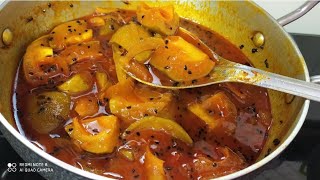 गर्मी के मौसम में बनाए कच्चे आम की सब्जीRaw Mango curry recipekacche aam ki sabji keri ki sabji [upl. by Faline]