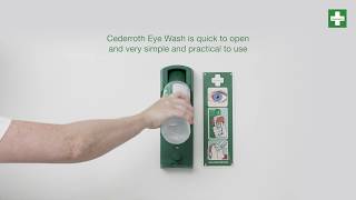 Cederroth Eye Wash  English [upl. by Bashuk]