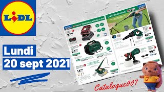 ARRIVAGE LIDL BRICOLAGE  JARDINAGE PARKSIDE  20 SEPTEMBRE 2021 [upl. by Lew]