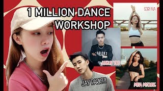 1 MILLION DANCE STUDIO WORKSHOP  MINA MYOUNG JUNSUN YOO SORI NA [upl. by Fitz]