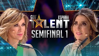 PROGRAMA COMPLETO con el jurado LLEGANDO TARDE al directo  Semifinales 01  Got Talent España 2019 [upl. by Amero]