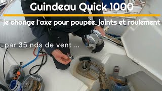 Guindeau Quick Aleph 1000 démontage changement axe pour poupée joints et roulement [upl. by Nauqan]