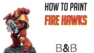 How to Paint Fire Hawks [upl. by Ylrehs]