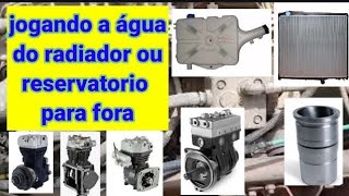 Por que joga água do radiador ou reservatorio para fora pode serjunta camisa compressor etc [upl. by Yesrod193]