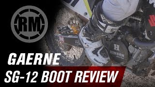 Gaerne SG12 Motocross Boot Review [upl. by Scoter191]