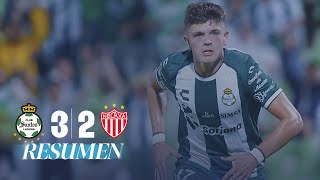 SANTOS 32 NECAXA J6  ESPECTACULAR REMONTADA LAGUNERA [upl. by Atilahs54]