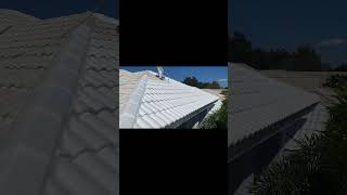 How to Restore a Tile Roof roofrestoration roofcoatings roofing [upl. by Llenad]