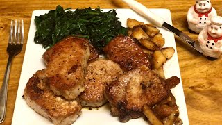 HOW TO MAKE TENDER PORK CHOPS  BJ’s Restaurant Inspired Pork Chops [upl. by Cornelle886]