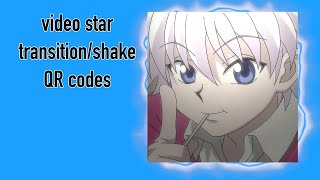 Video star transition and shake QR codes [upl. by Krispin807]