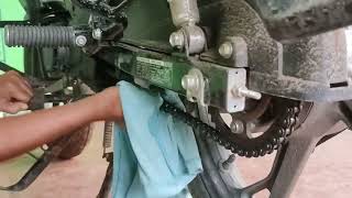 SP125 2022  ✅Chain Cleaning  How To Open Chain Cover youtube honda sp125newmodel [upl. by Cirdes]