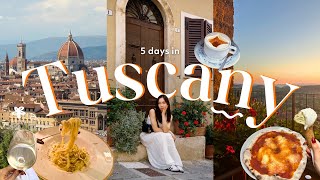 ITALY TRAVEL VLOG 🇮🇹🍷 traveling to tuscany florence siena wine tasting and more [upl. by Atinehs]