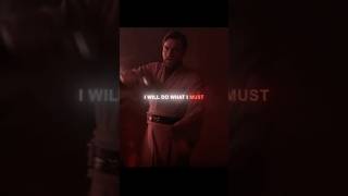 OBIWAN KENOBI VS DARTH VADER ROTS CONFLICTED edit starwars anakinskywalkeredit obiwankenobi [upl. by Mcdermott]