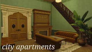 City Scene Final Apartments Sims 4 Build [upl. by Dlared138]