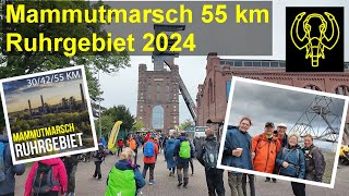 Mammutmarsch Ruhr 2024 55 km  nach Chaosstart gefinished [upl. by Stringer]