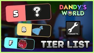 TRINKET TIERLIST  Dandys World Roblox [upl. by Ahsircal]