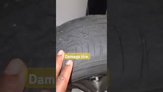 Damage tire bad shocks shorts shortsvideo [upl. by Sregor349]